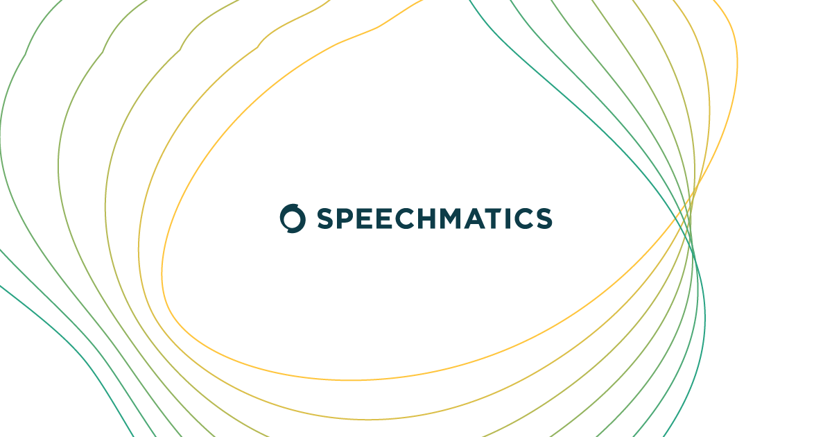 Speechmatics official product image
