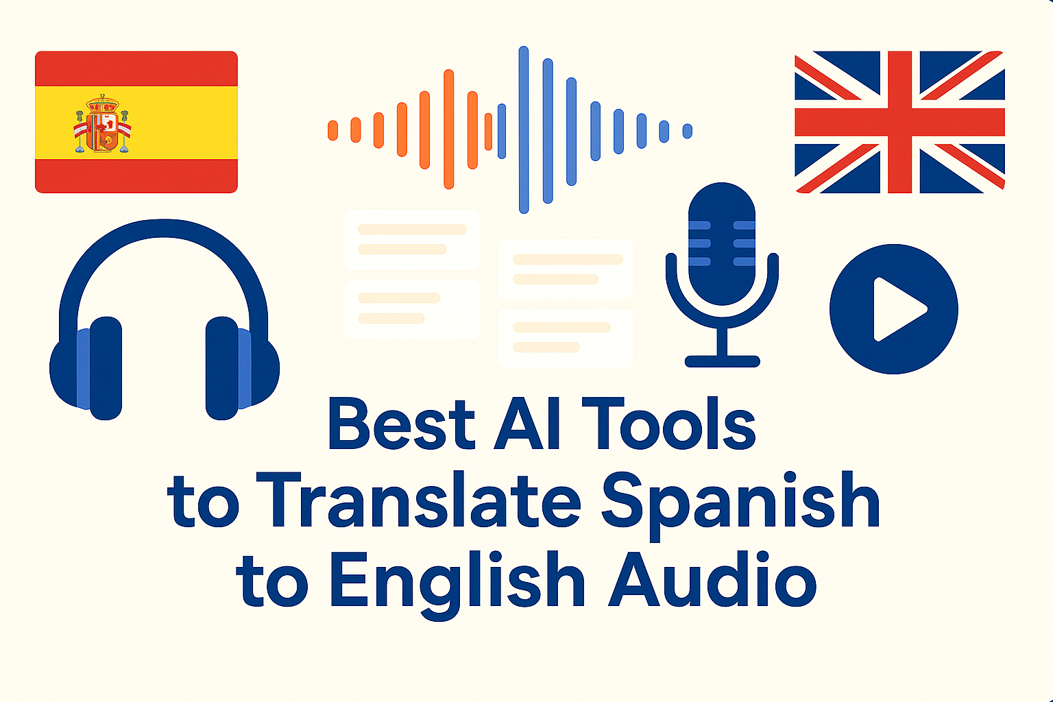 Best 15 AI Translating Tools to Translate Spanish to English Audio